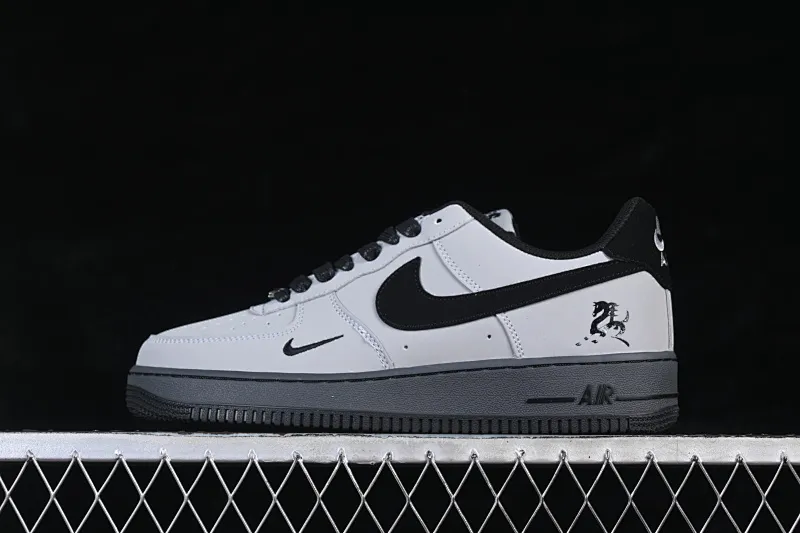All categories Nk Air Force 1 Air Force series Nk Air Force 1 Low Air Force low top Nike Air Force 1'07 Low Year of the Horse limited edition Gray gray shadow Air Force 1 low top casual sneakers IH1401-100